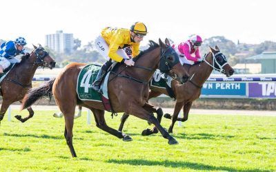 Dun With The Blues bolts in at Belmont