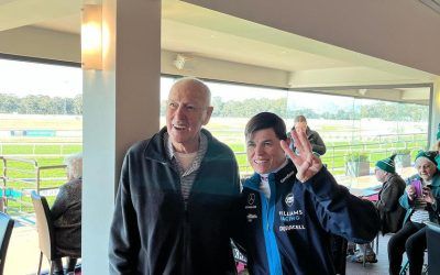 Williams at the races with local Aged Care residents