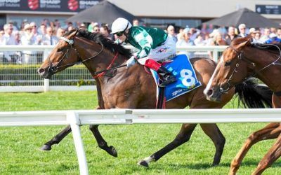 Kimochi wins the Sir Rupert Clarke Stakes