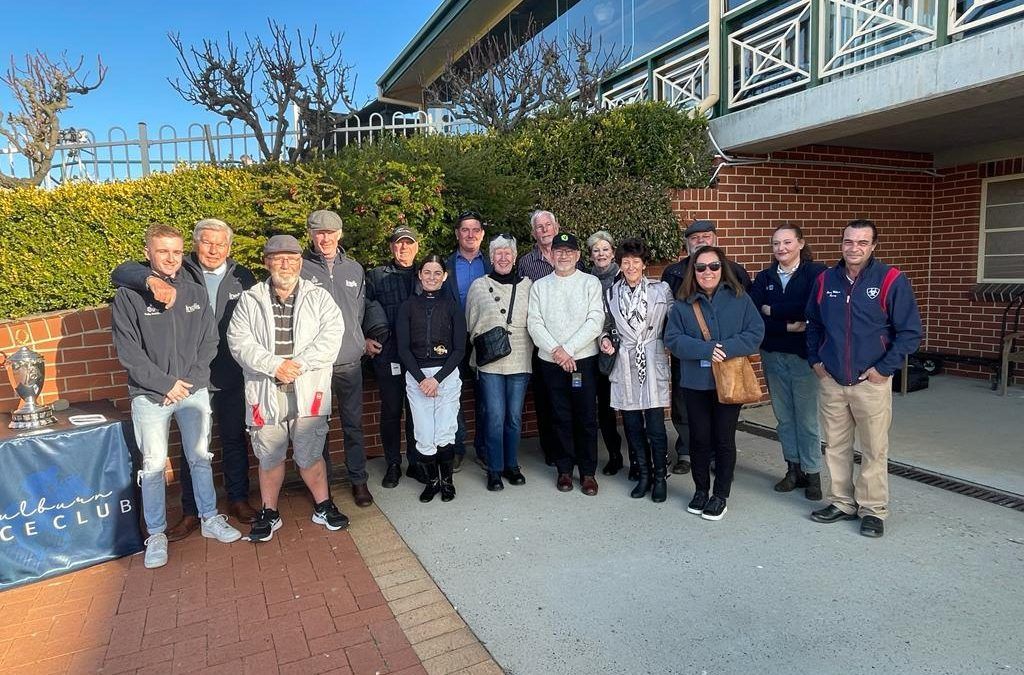 Danny Williams Racing were thrilled be awarded the Awards at Goulburn. Goulburn District Premiership Trainer of the Year at Goulburn