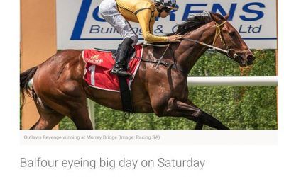Racing.com – Balfour eyeing big day on Saturday