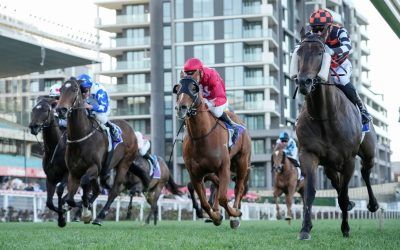 HE IS BACK BARAQIEL EASILY WINS THE CARLYON STKS