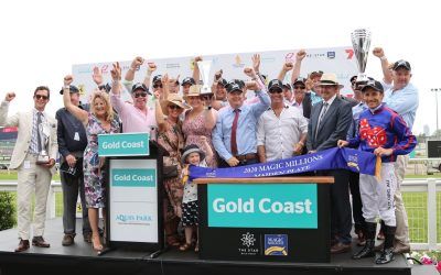 We are on the Gold Coast for Magic Millions!