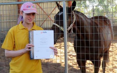 Stable hand Alison White completes course in Equine Studies | ADR