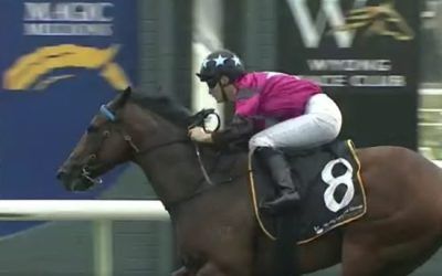 Sneaky Sofia salutes