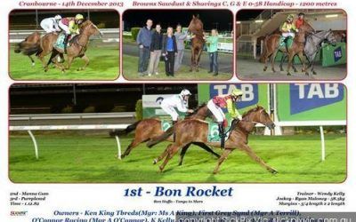 Bon Rocket Wins Cranbourne R58 1200m