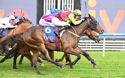 BLANKFIELD STORMS OVER THE TOP AT CAULFIELD TO WIN