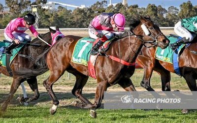 Ginny Ann salutes at Murtoa